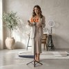 Selfie Stick Statyw Tripod MagSafe do iPhone – Tech-Protect L10S Bluetooth – Czarno-Pomarańczowy